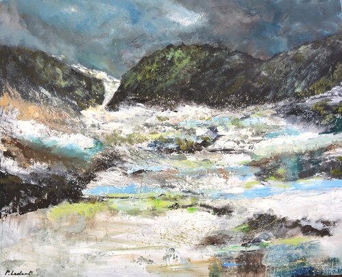 Echoes of ice and water by Pol Ledent, Painting for Sale on Select