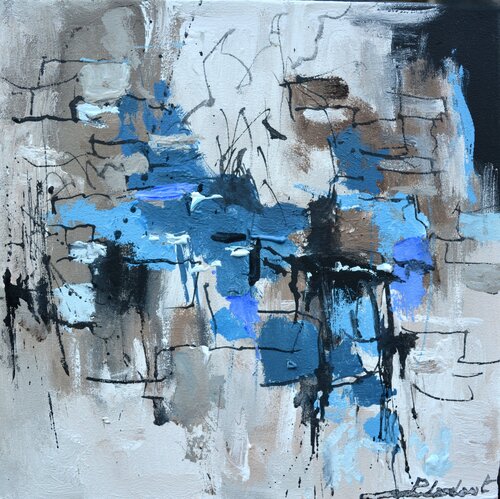 Blue chaos by Pol Ledent, Painting for Sale on Select