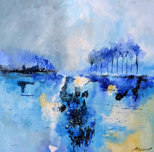 Echoes of a frozen morning by Pol Ledent, Painting for Sale on Select