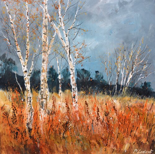 Aspentrees 6626 by Pol Ledent, Painting for Sale on Select