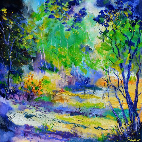 A clearing in summer by Pol Ledent, Painting for Sale on Select
