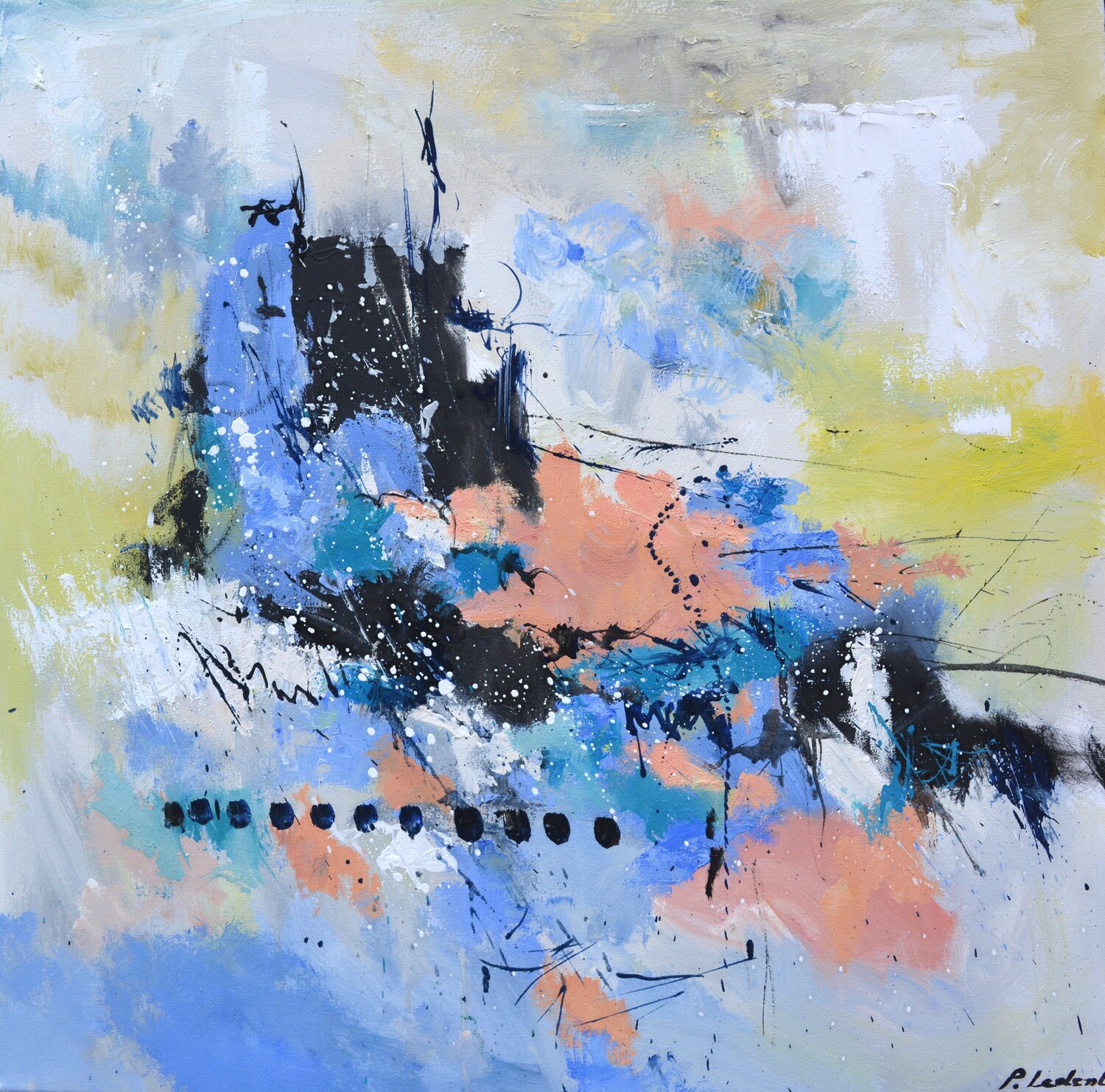 The pleasure of being moved Pol Ledent Original painting for sale