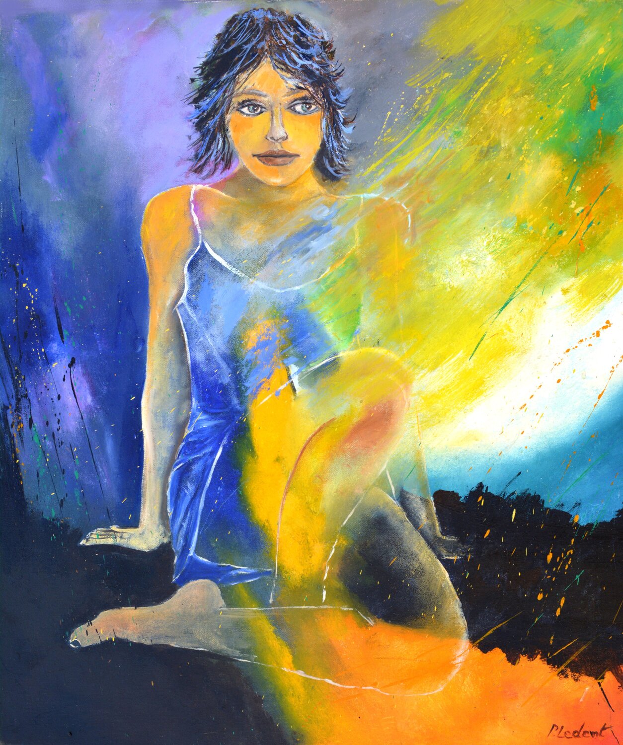 Lea Pol Ledent Original painting for sale