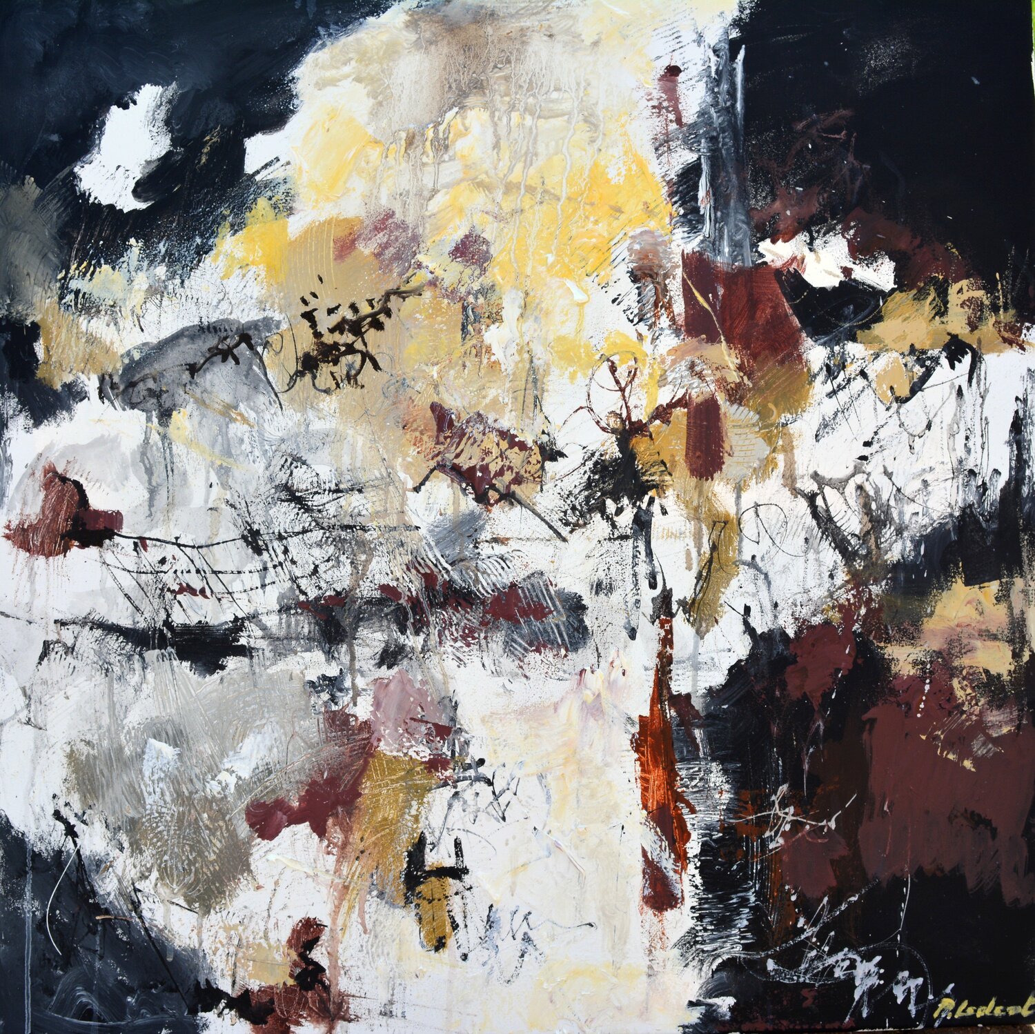 Eclipse of the known Pol Ledent Original painting for sale