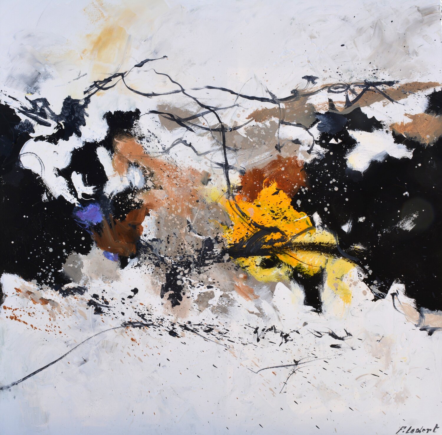 Psyche's floating hair 26 Pol Ledent Original painting for sale
