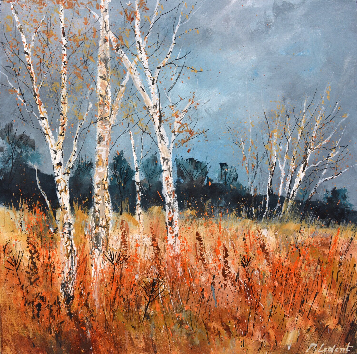 Aspentrees 6626 Pol Ledent Original painting for sale