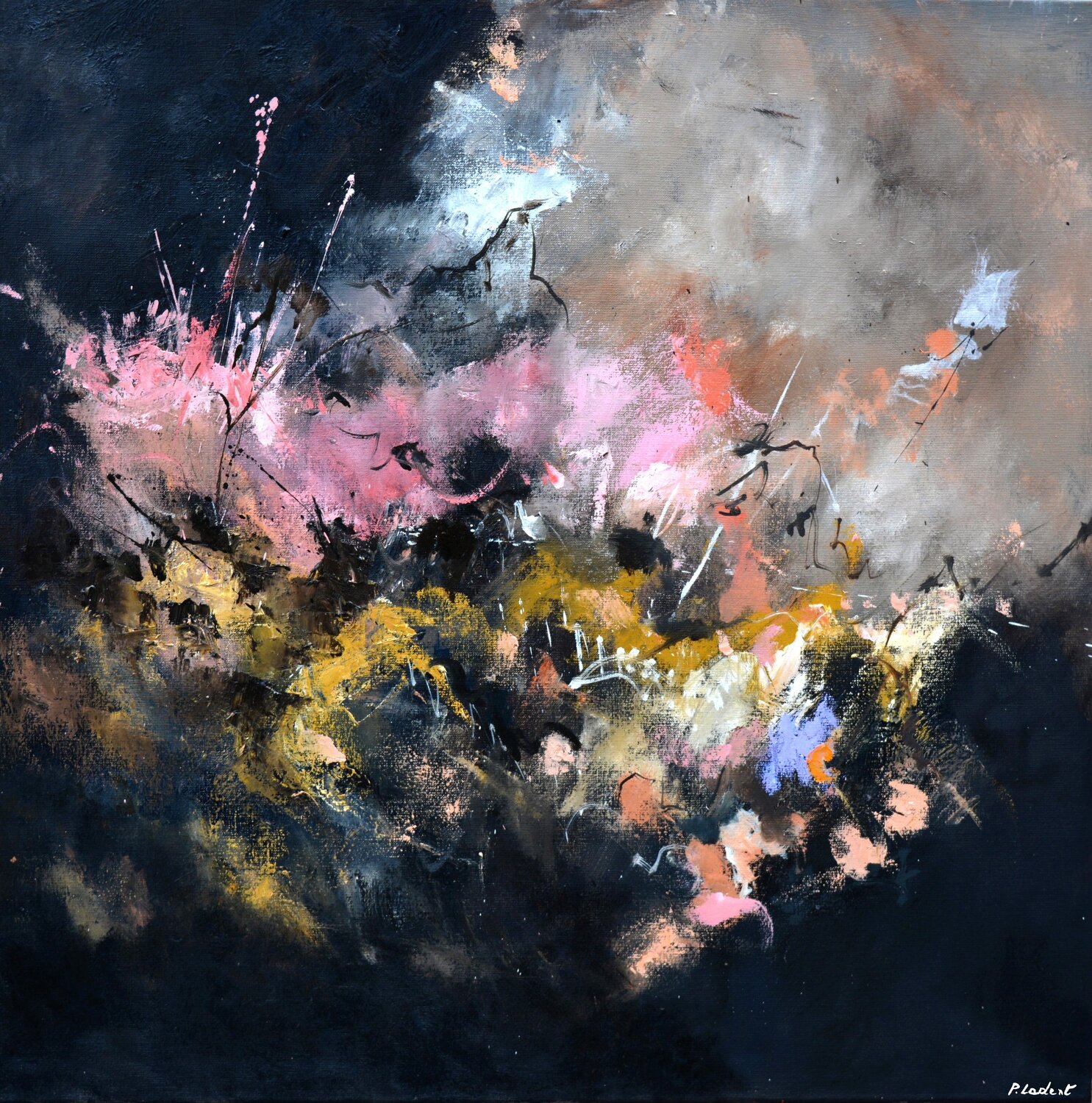 The jealousy of Louis XIV Pol Ledent Original painting for sale