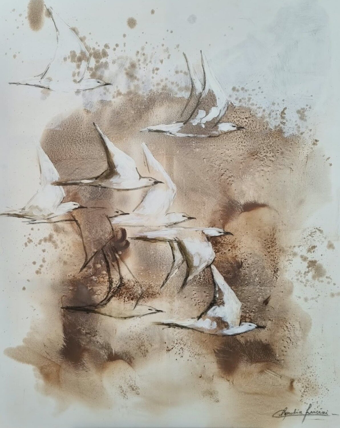 VOLAR... Claudia Lucini Originalgemälde zu verkaufen