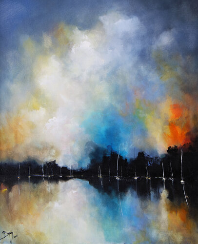 New largue by Eric Bruni, Painting for Sale on Select