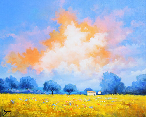 Percée de ciel by Eric Bruni, Painting for Sale on Select