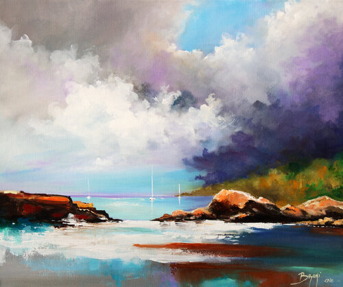 Étreinte Maritime by Eric Bruni, Painting for Sale on Select