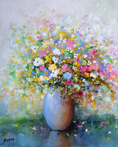 Âme fleurie by Eric Bruni, Painting for Sale on Select