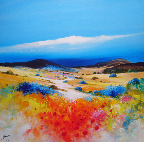 Échappée belle by Eric Bruni, Painting for Sale on Select