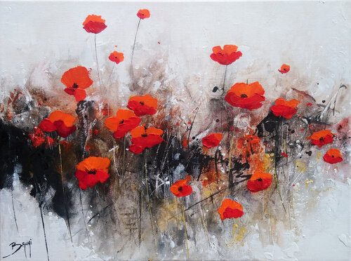 Énergie florale by Eric Bruni, Painting for Sale on Select
