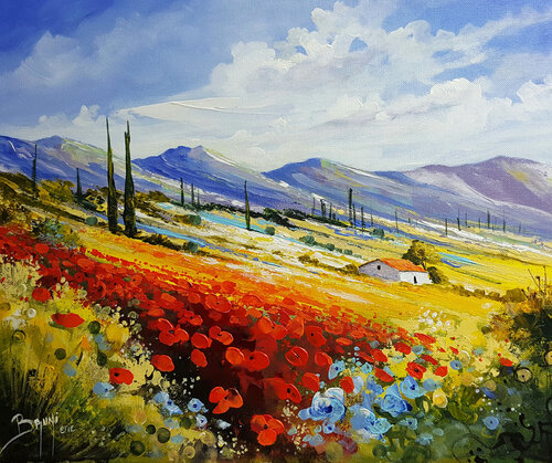 Parfum de Provence by Eric Bruni, Painting for Sale on Select