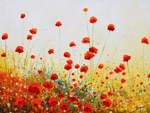 The Poppy Ball by Eric Bruni, Painting for Sale on Select