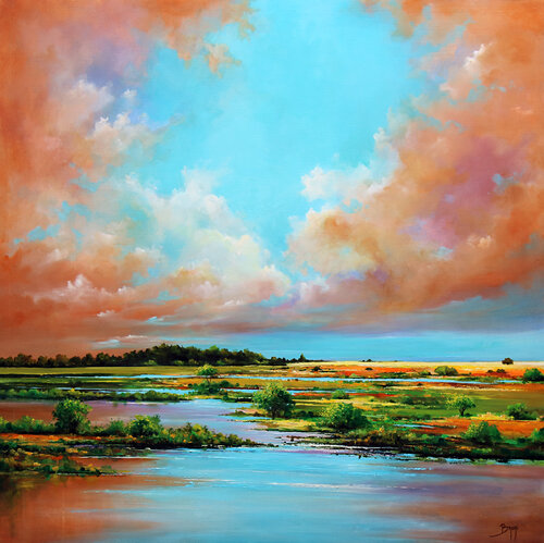 Puits de lumière by Eric Bruni, Painting for Sale on Select