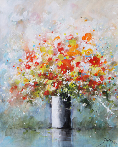 Éclosion Céleste by Eric Bruni, Painting for Sale on Select
