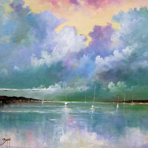Opal Symphony by Eric Bruni, Painting for Sale on Select