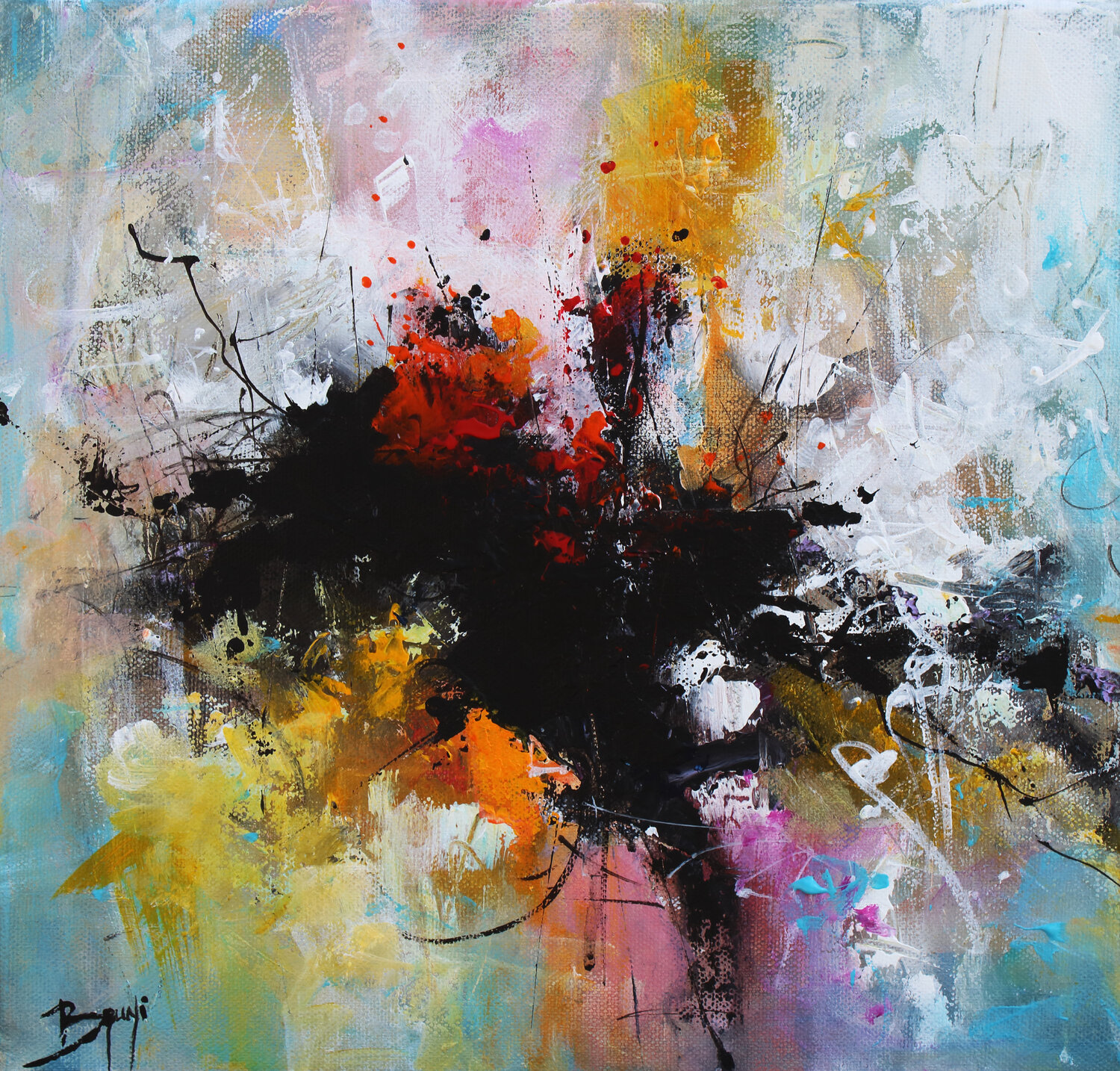 Splash Eric Bruni Original painting for sale