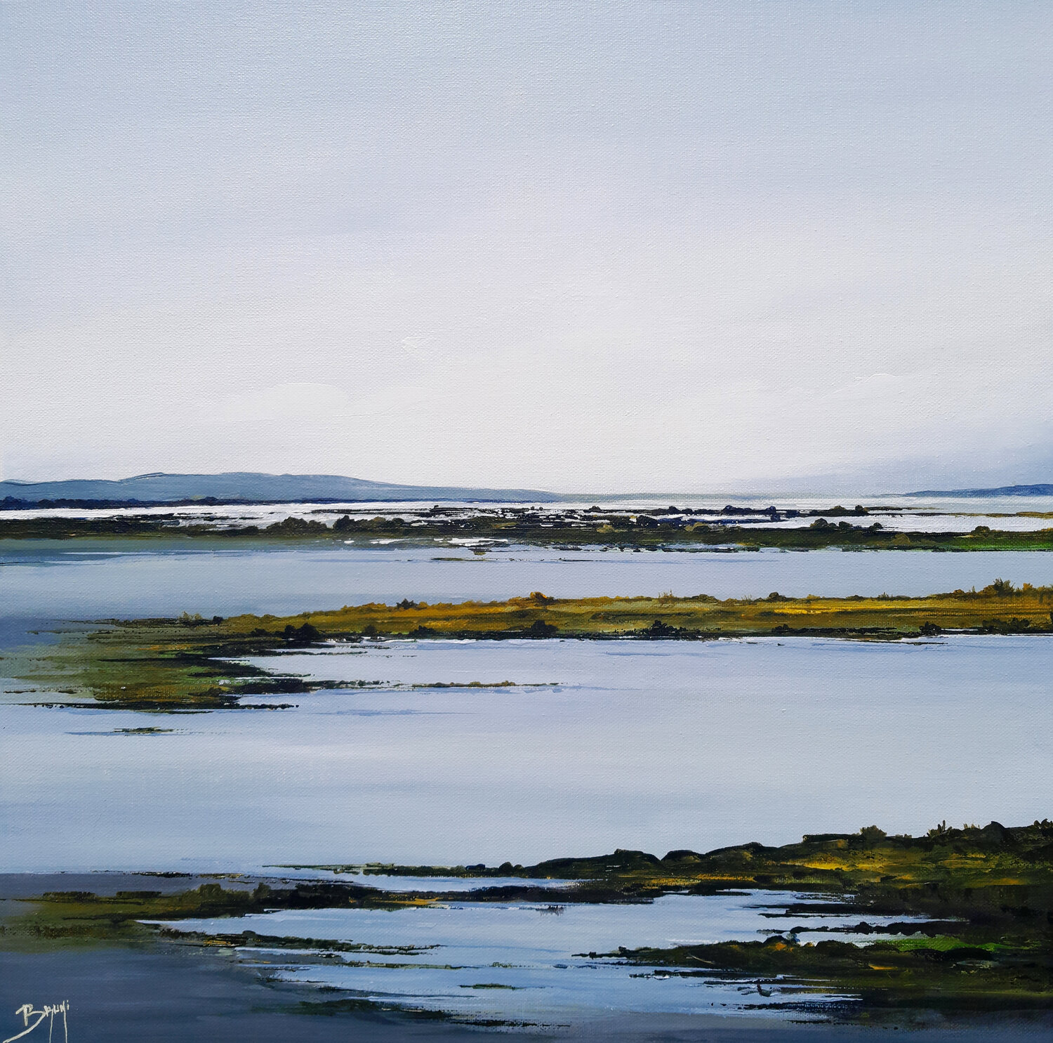 Au-delà des horizons Eric Bruni Original painting for sale