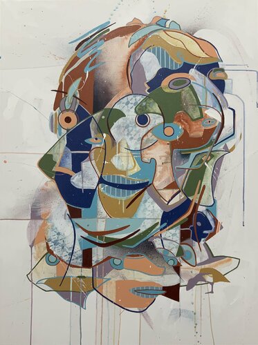 footplant / I’ll know my song well before I start singin’ by Eric Wixon, Painting for Sale on Select