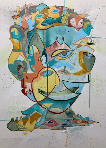 be here together by Eric Wixon, Painting for Sale on Select