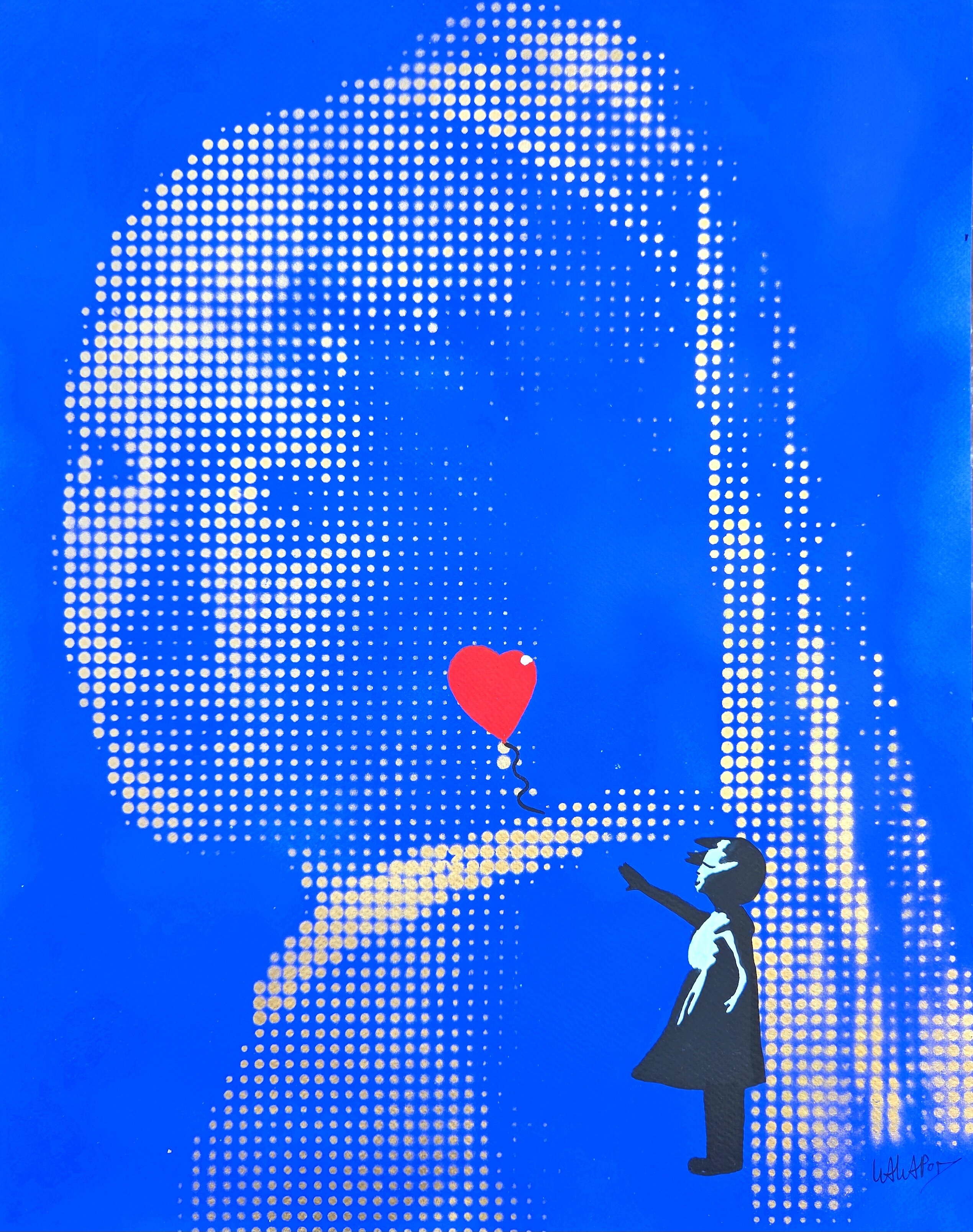 Jeune fille à la perle X Banksy
