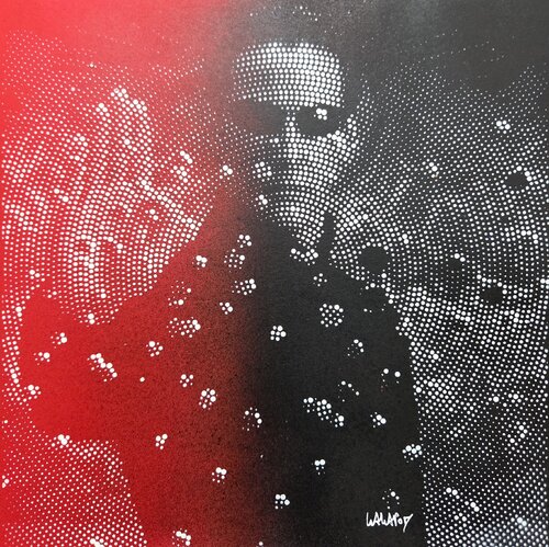 Matrix Rouge Noir by Wawapod, Painting for Sale on Select