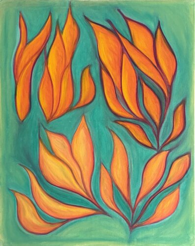 Petali by STEFANIA GAGLIARDI, Painting for Sale on Select