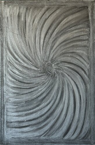 Il vortice d’argento by STEFANIA GAGLIARDI, Painting for Sale on Select