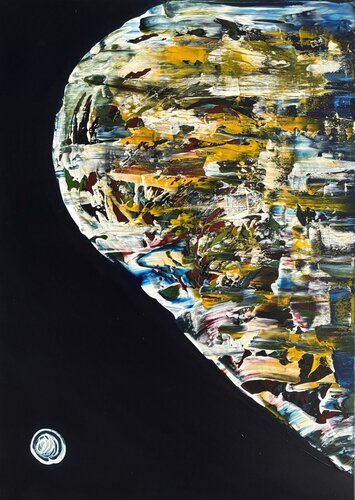 La piccola luna by STEFANIA GAGLIARDI, Painting for Sale on Select