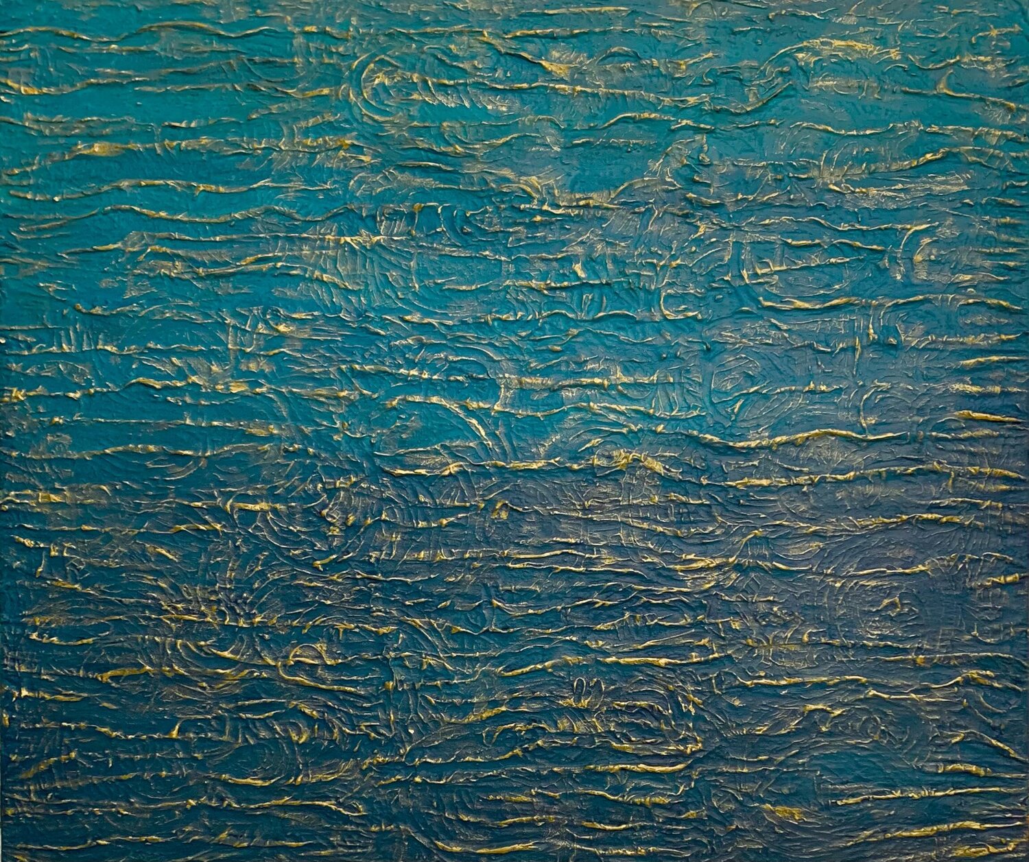 Le onde dorate STEFANIA GAGLIARDI Original painting for sale