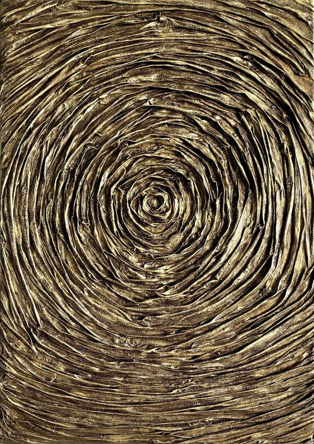 Golden spiral STEFANIA GAGLIARDI Original painting for sale