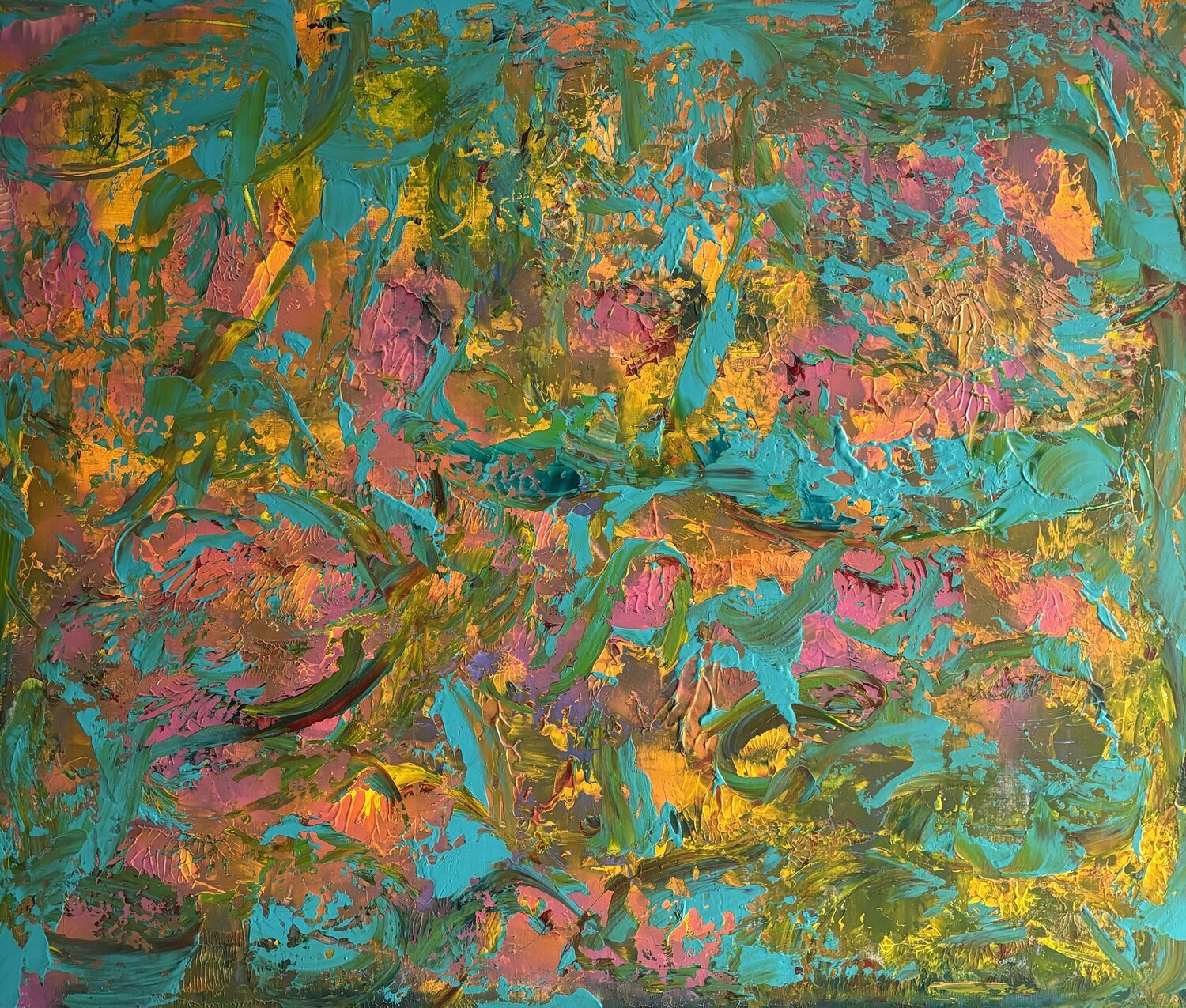 Giungla marina STEFANIA GAGLIARDI Original painting for sale