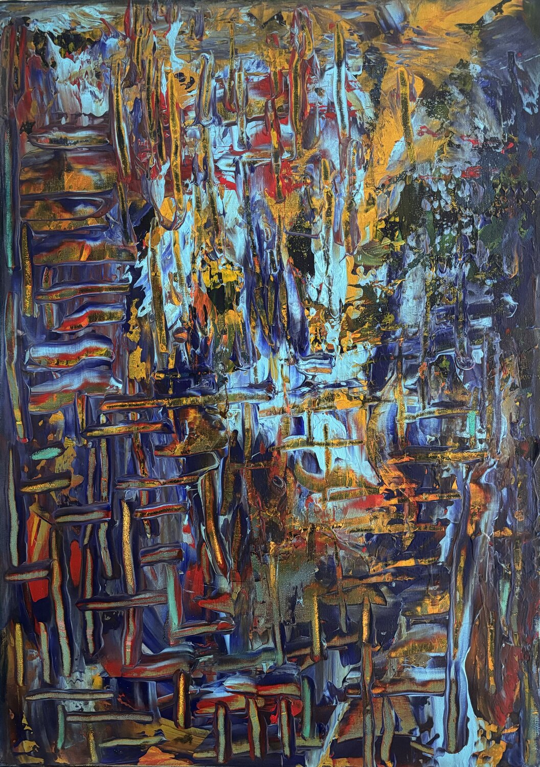 Incastri STEFANIA GAGLIARDI Original painting for sale