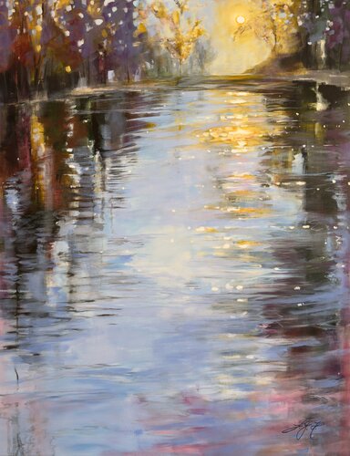 An Unexpected Treasure by Sandra Gebhardt-Höpfner, Painting for Sale on Select