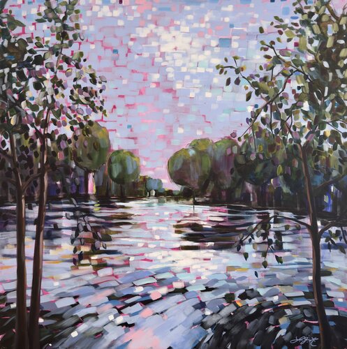 Good Things Will Come 1 by Sandra Gebhardt-Höpfner, Painting for Sale on Select