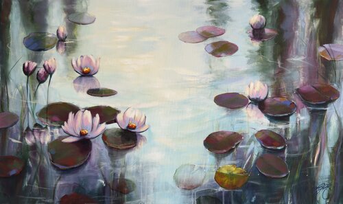 Serenity 10 by Sandra Gebhardt-Höpfner, Painting for Sale on Select