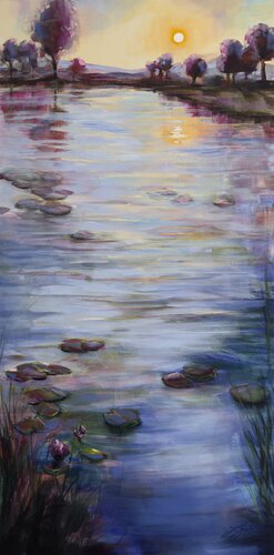 Serenity 12 by Sandra Gebhardt-Höpfner, Painting for Sale on Select