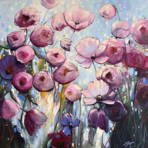 Childhood Memories by Sandra Gebhardt-Höpfner, Painting for Sale on Select