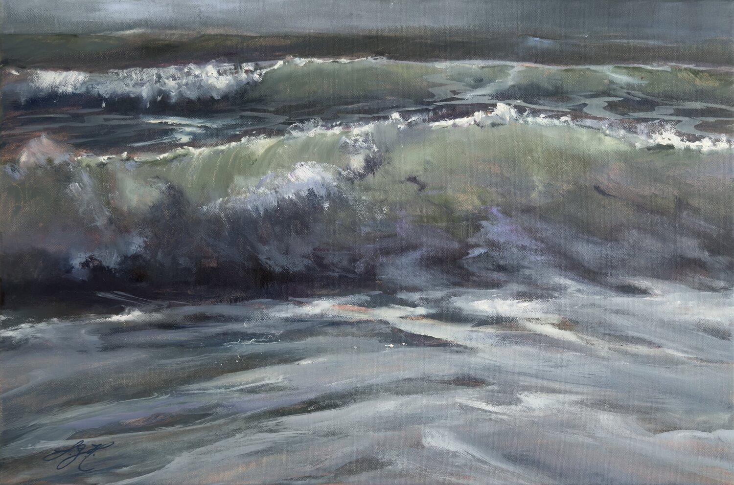 Ocean Breeze 3 Sandra Gebhardt-Höpfner Original painting for sale