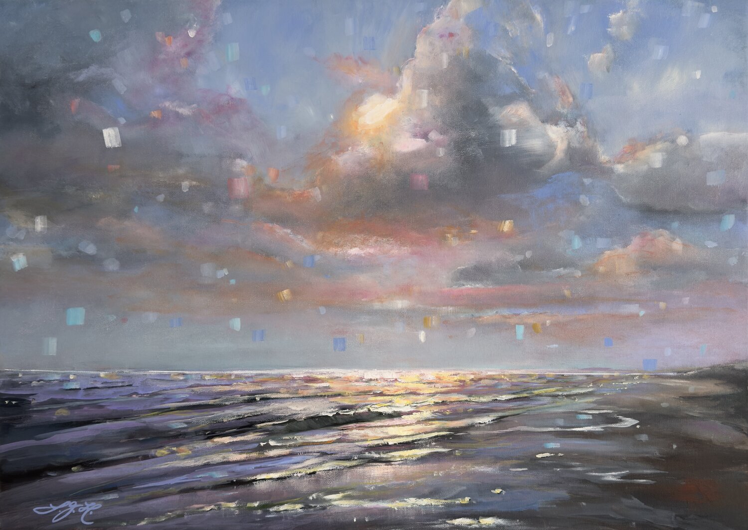 Ocean Breeze 2 Sandra Gebhardt-Höpfner Original painting for sale