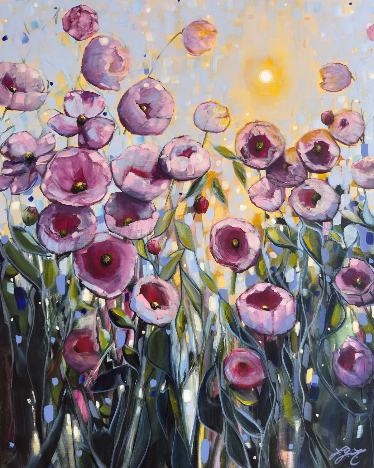 Childhood Memories 3 Sandra Gebhardt-Höpfner Original painting for sale