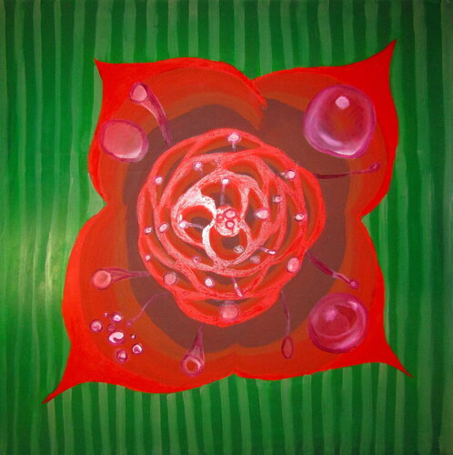 Singapore flower by Brüder Peter & Arkadi Martyniuk, Painting for Sale on Select