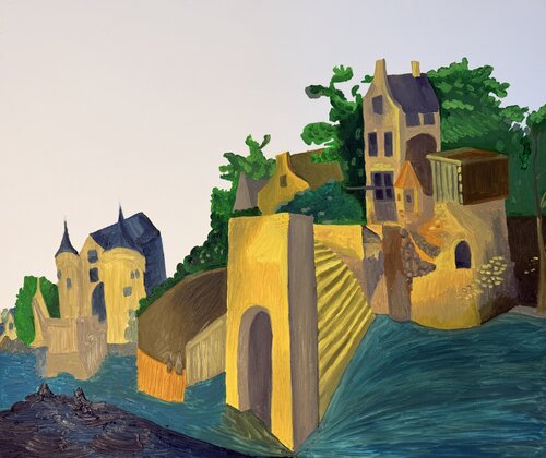Eastern Germany by Brüder Peter & Arkadi Martyniuk, Painting for Sale on Select