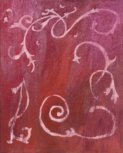 Pink Abstraction by Brüder Peter & Arkadi Martyniuk, Painting for Sale on Select