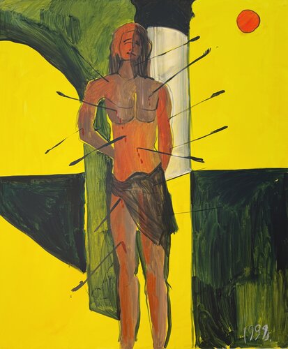 Saint Sebastian by Brüder Peter & Arkadi Martyniuk, Painting for Sale on Select