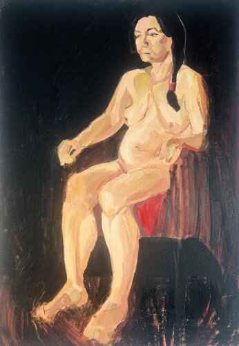 Leipzig Madonna by Brüder Peter & Arkadi Martyniuk, Painting for Sale on Select