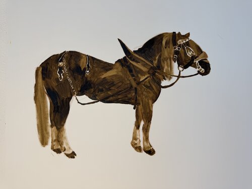 Horse Race by Brüder Peter & Arkadi Martyniuk, Painting for Sale on Select